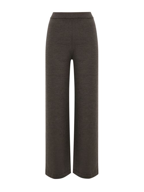 Pantalone epopea in lana nocciola MAX MARA LEISURE | 2426336038600002